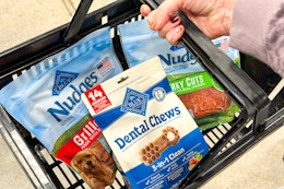 Save on Blue Buffalo Dog Treats at Kroger card image