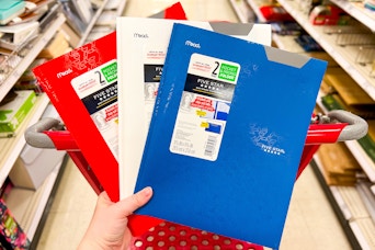 Three Five Star Folders: Red, White & Blue