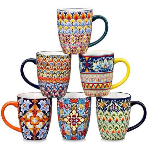 Ceramic Coffee Mugs 6-Pack