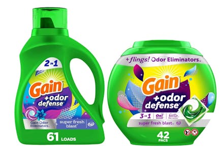 2 Gain Detergents (103 Loads)