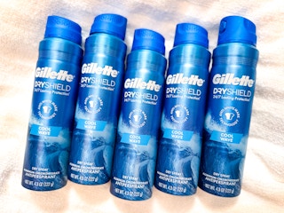 gillette dry spray deodorant