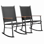Outdoor Rocking Chair Set