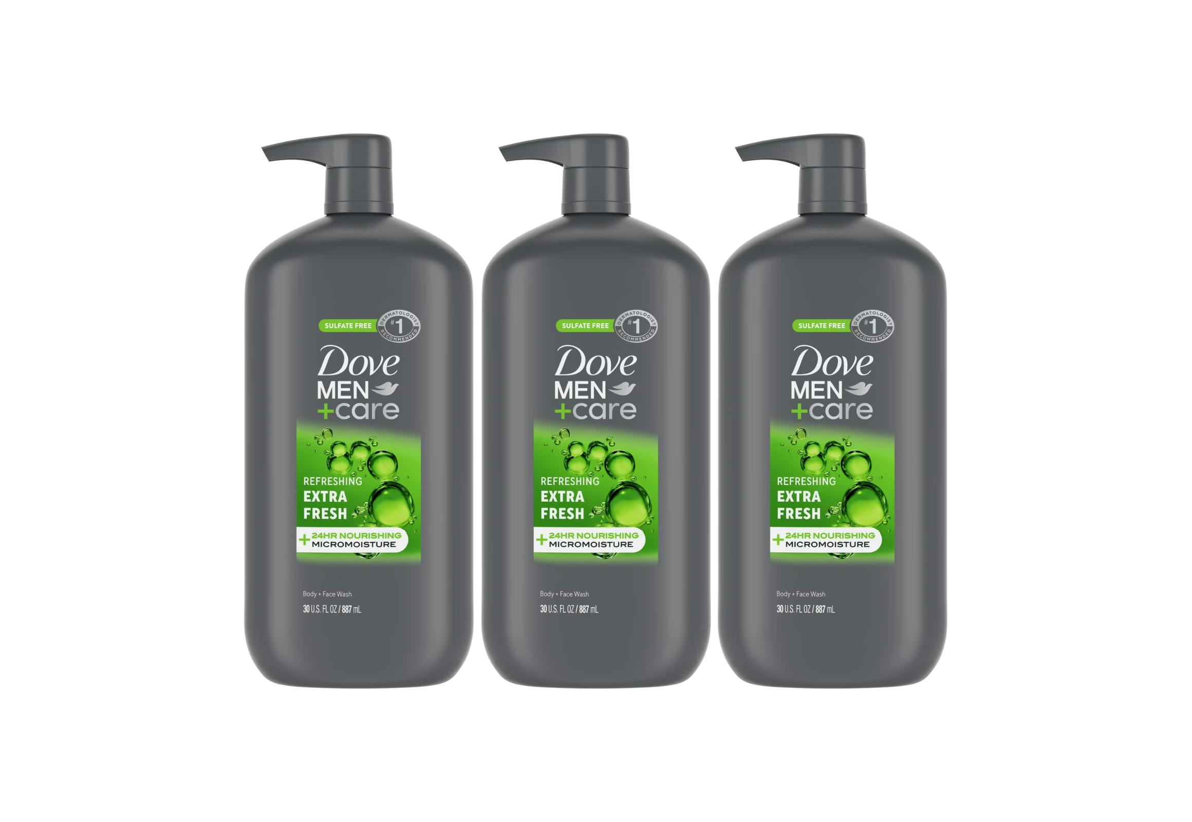 3 Dove Men+Care Body Washes