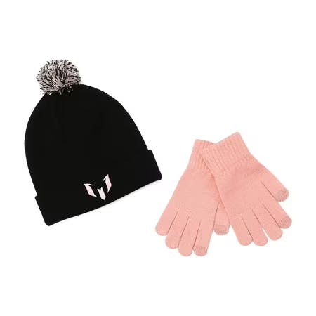 Kids' Beanie Hat and Gloves Set