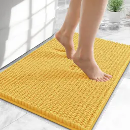 OLANLY Chenille Bathroom Rug