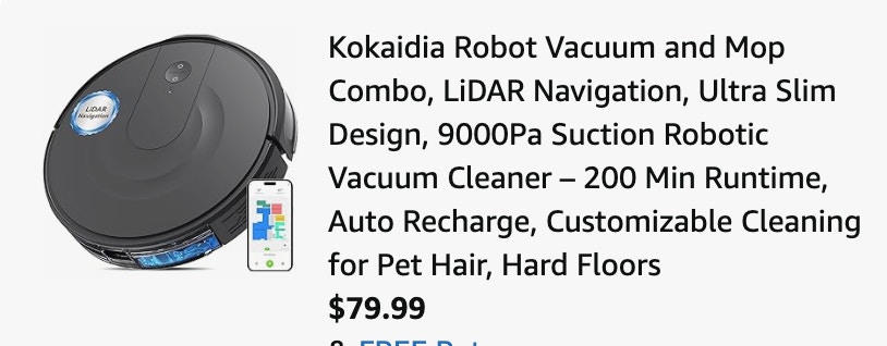 Vacuum mop 