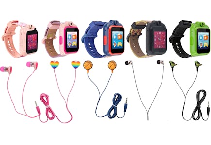 PlayZoom Kids' Smartwatch Earbuds Set