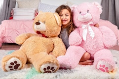 $25 Giant Teddy Bear at Walmart (Reg. $72) — Arrives Before Valentine’s Day card image