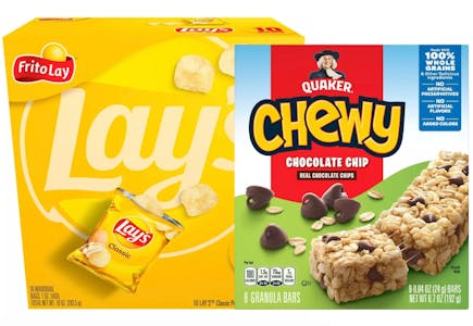 1 Frito-Lay + 1 Quaker Item
