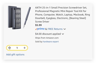 screwdriver set 25 pc