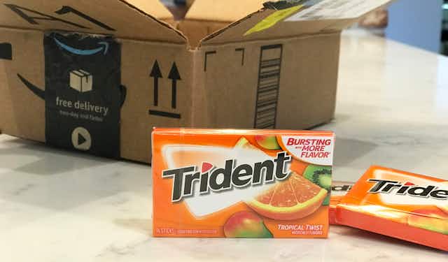 Trident Gum, as Low as $0.51 per Pack on Amazon card image