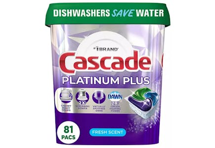 Cascade Dishwasher Pods