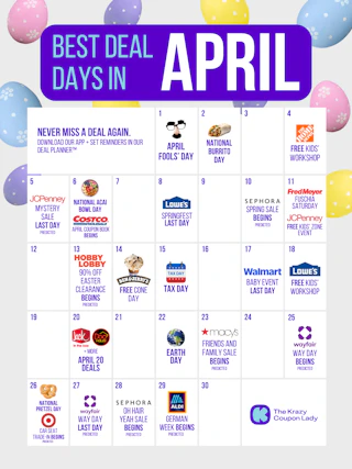 April Best Deal Days