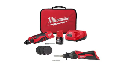 1 Milwaukee Rotary Tool + 1 Soldering Iron