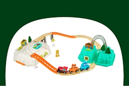 Hurry — Grab This Wooden Train Railroad Set for Only $6 at Walmart card image