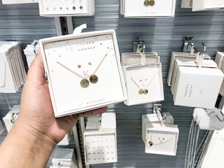 kohls lauren conrad jewelry monogram neckalce earrings sets