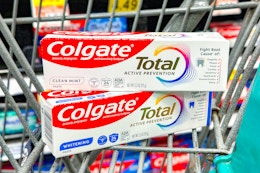 colgate total toothpaste in shopping cart