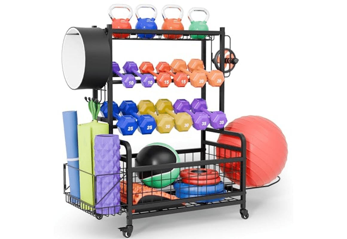 Weight Storage Organizer Rack