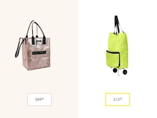 ausuky foldable shopping trolley cart bag from amazon