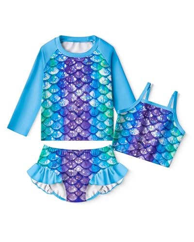 Kids' Rash Guard Swimsuit Set