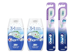 2 Crest + 2 Oral-B