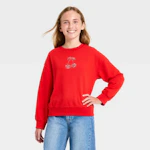 Kids' Cat & Jack Valentine's Pullover
