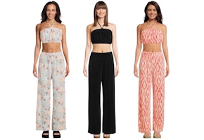 No Boundaries Juniors' Top and Pants Set