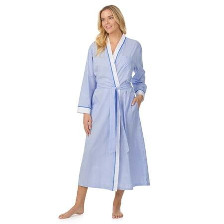 Aria Women's Cotton Wrap Robe