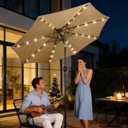 Solar Patio Umbrella