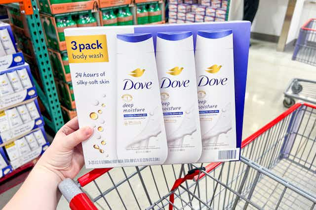 Dove Deep Moisture Body Wash, Only $4.30 per Bottle at Costco card image