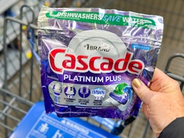 Cascade Dishwashing Pods, Only $2.94 at Walmart card image