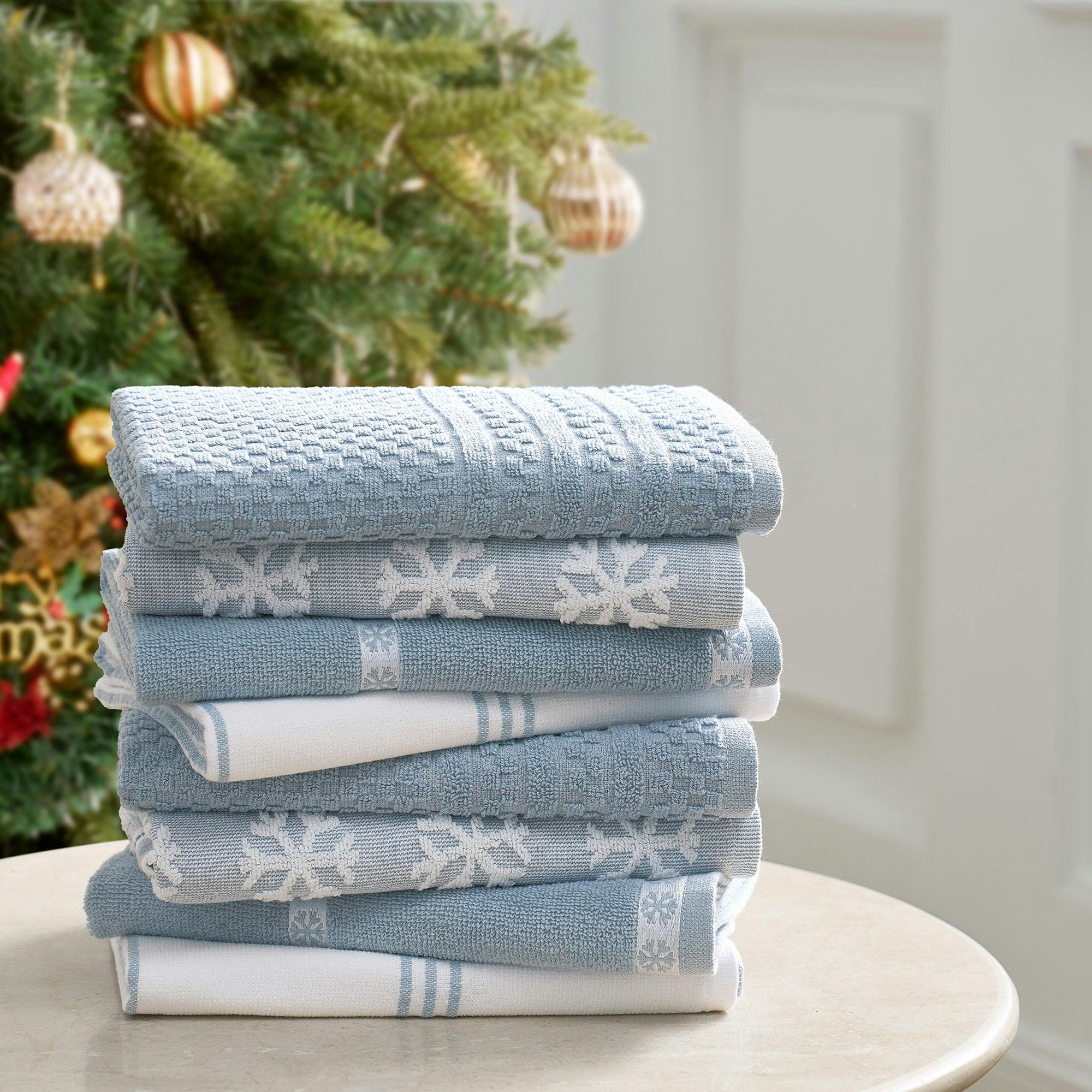 Holiday Kitchen Towels 8-Pack