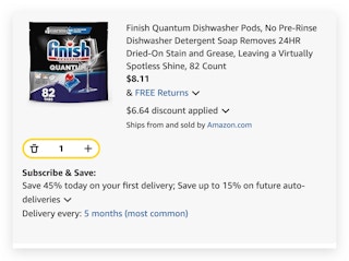 Finish Quantum Dishwasher Pods