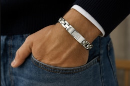 Father's Day Jewelry Gifts: $600 Diamond ID Bracelet for $43 and More card image