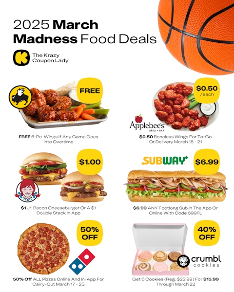 March Madness Food Deals