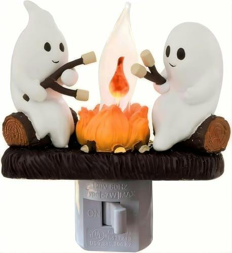 Ghosts Roasting Marshmallows Night Light