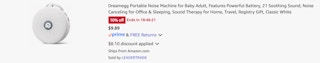Amazon Dreamegg Portable Noise Machine 2025