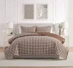 Gingham King Quilt Set