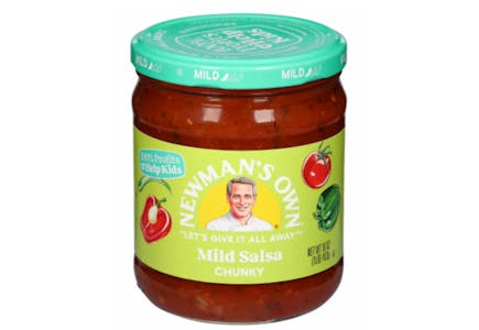2 Newman's Own Salsa Jars