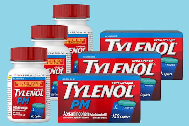 Tylenol PM Extra Strength Pain Reliever, Just $11.31 Each on Amazon  card image