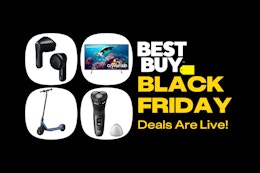 Best Buy's Early Black Friday Deals: $14 JVC Wireless Headphones, $35 Shaver card image