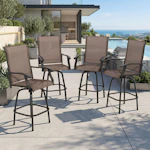 Patio Swivel Bar Chairs