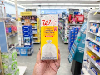 walgreens trash bags