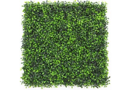 Boxwood Hedge Greenery Panels