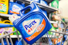 purex laundry detergent in shopping cart