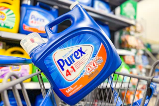 purex laundry detergent in shopping cart
