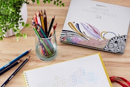 Amazon Basics Colored Pencils 24-Pack, Only $2.81 on Amazon (Reg. $8.48) card image