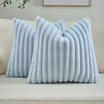 Faux Fur Throw Pillow Covers
