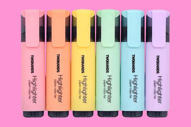 Pastel Highlighters 6-Pack, as Low as $2.44 on Amazon (Reg. $11) card image