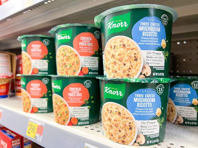 Get Free Knorr Rice or Pasta Cups at Walmart With Fetch Rewards card image